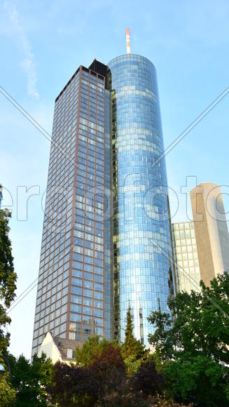 Германия, Франкфурт-на-Майне. Небоскребы 