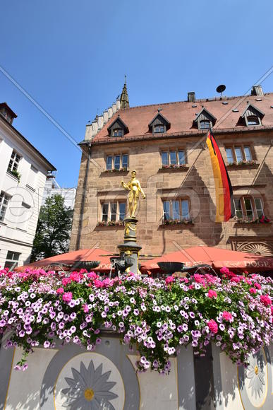 Германия - город Ансбах под Нюрнбергом