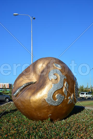 Астана - уличная скульптура. Достопримечательности Казахстана. 