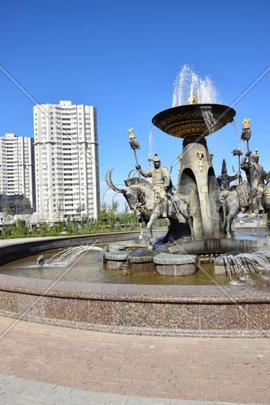 Астана - Площадь независимости. Казахстан