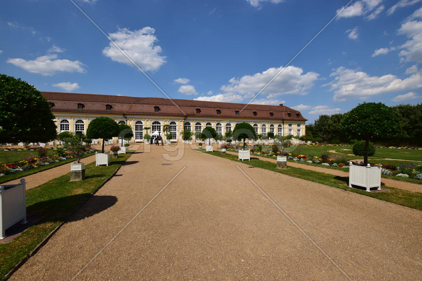 Германия - город Ансбах под Нюрнбергом. Памятник архитектуры 