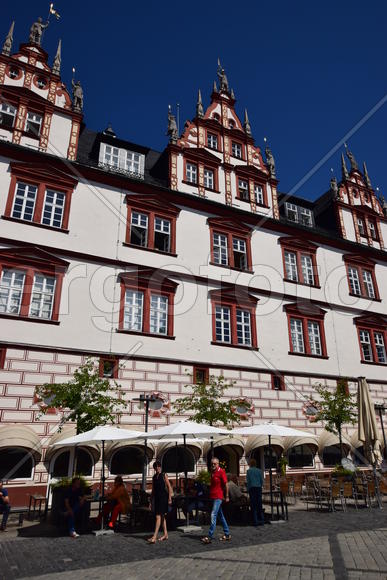 Германия, город Кобург -  памятник архитектуры 