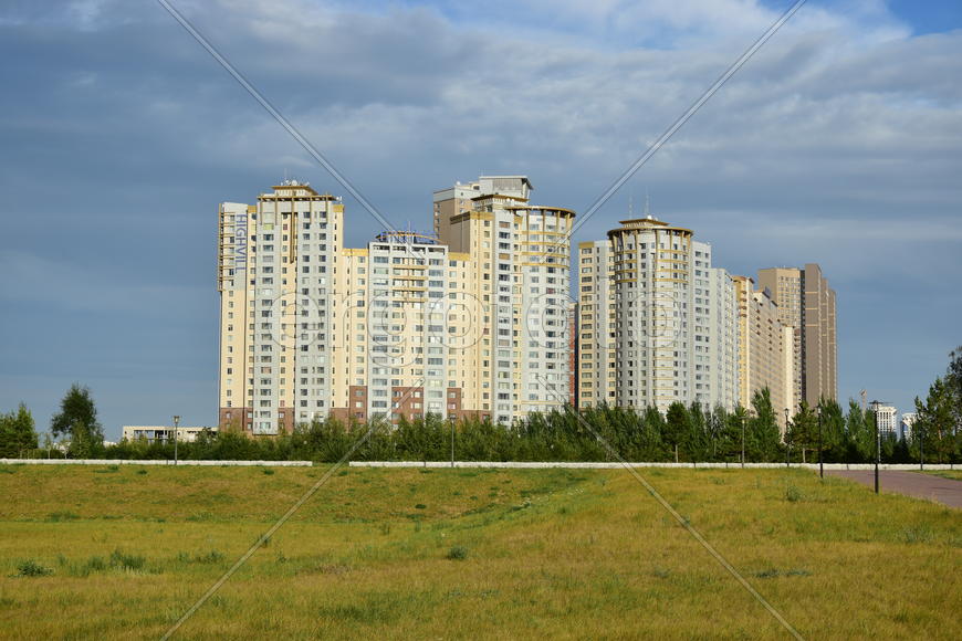 Астана. Городская архитектура. Современные высотные здания 