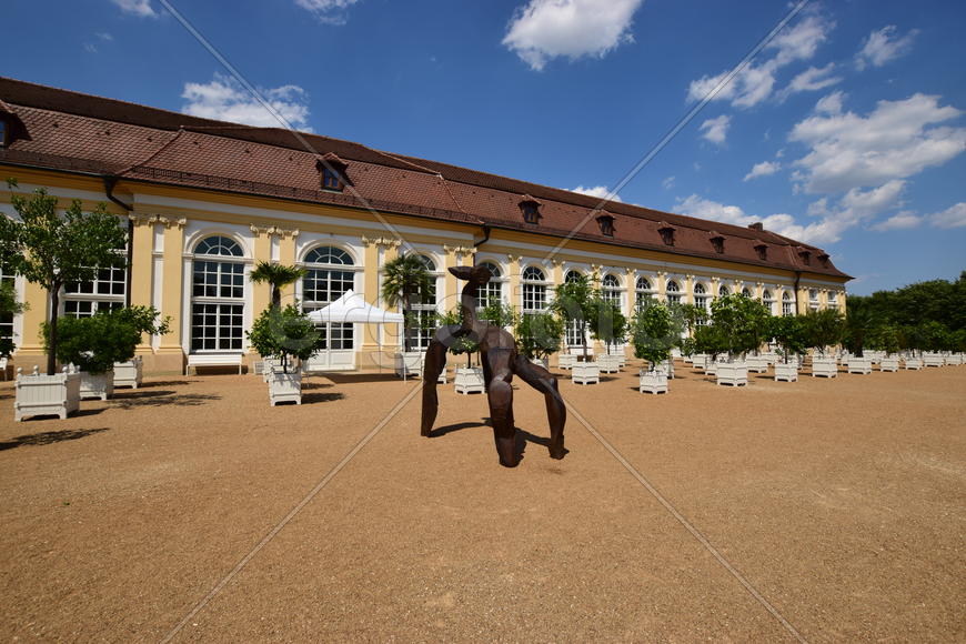 Германия - город Ансбах под Нюрнбергом. Памятник архитектуры 