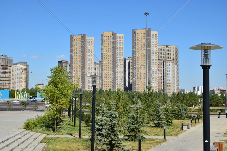 Астана - Площадь независимости. Казахстан