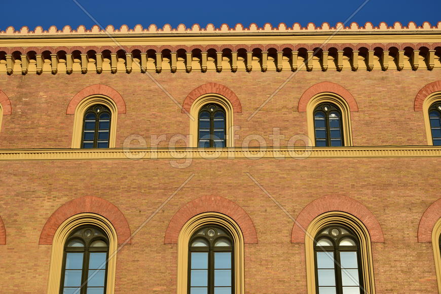 Германия. Мюнхен. Фасад старинного здания 