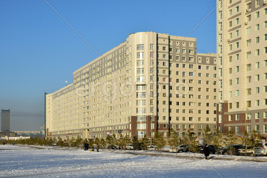 Астана, многоэтажные жилые дома 