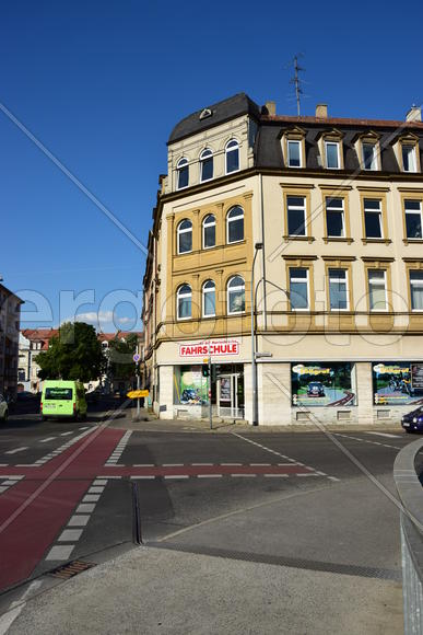 Германия - город Бамберг. Жилые дома 