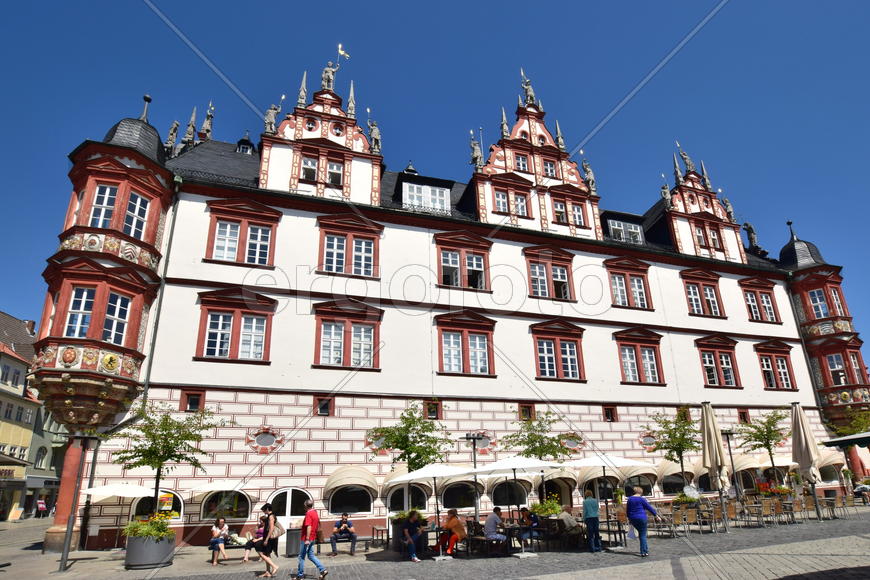 Германия, город Кобург -  памятник архитектуры 