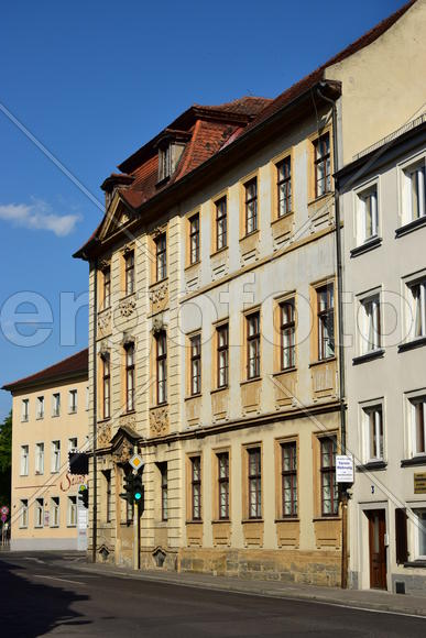 Германия - город Бамберг. Жилые дома 