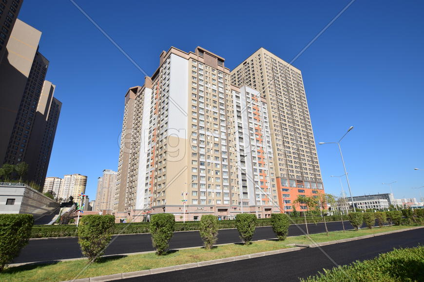 Астана - многоэтажные жилые дома. Архитектура Казахстана 