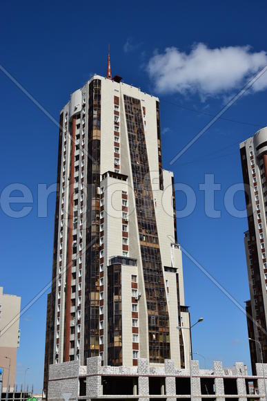 Астана - многоэтажные жилые дома. Архитектура Казахстана 