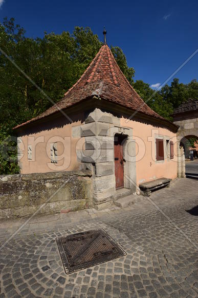 Исторический город Ротенбург в Баварии.
