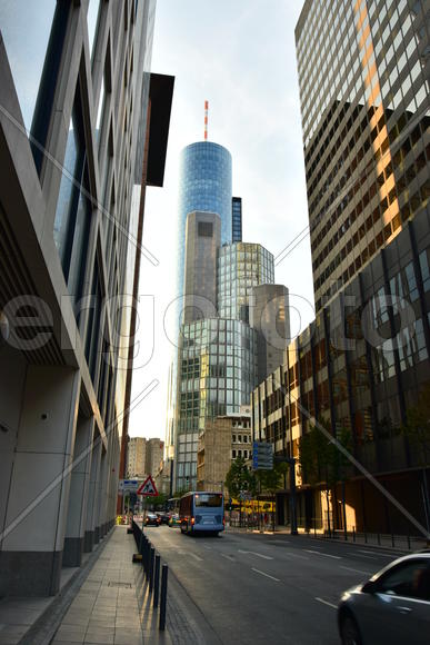 Германия, Франкфурт-на-Майне. Небоскребы 