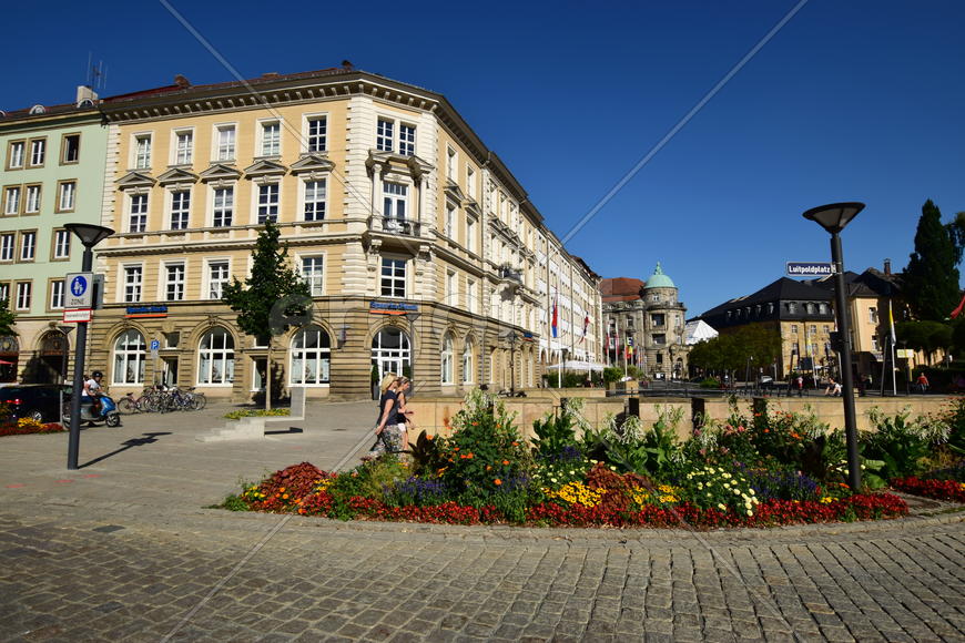 Германия - город Байройт, памятник архитектуры 