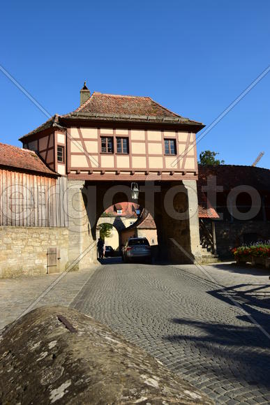 Исторический город Ротенбург в Баварии.