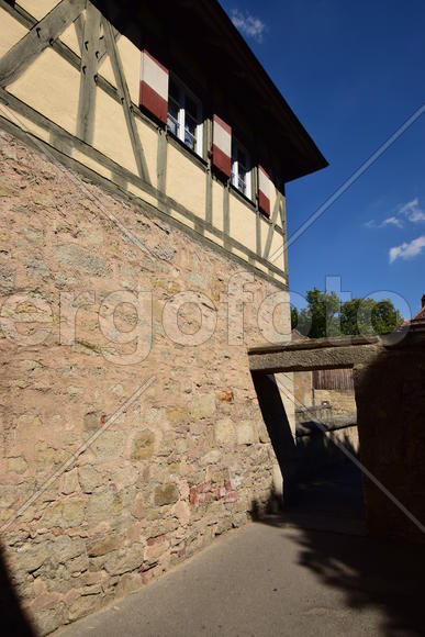 Исторический город Ротенбург в Баварии.