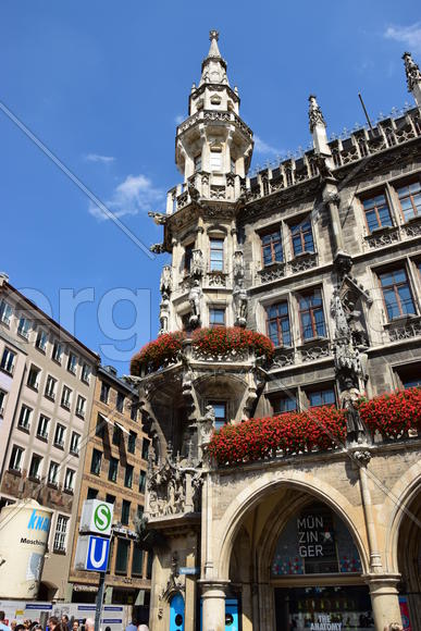 Германия. Мюнхен. Фасад старинного здания 