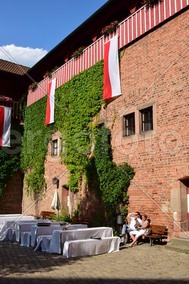 Германия - город Нюрнберг. Фасад здания 