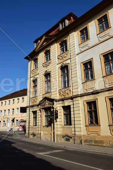 Германия - город Бамберг. Жилые дома 