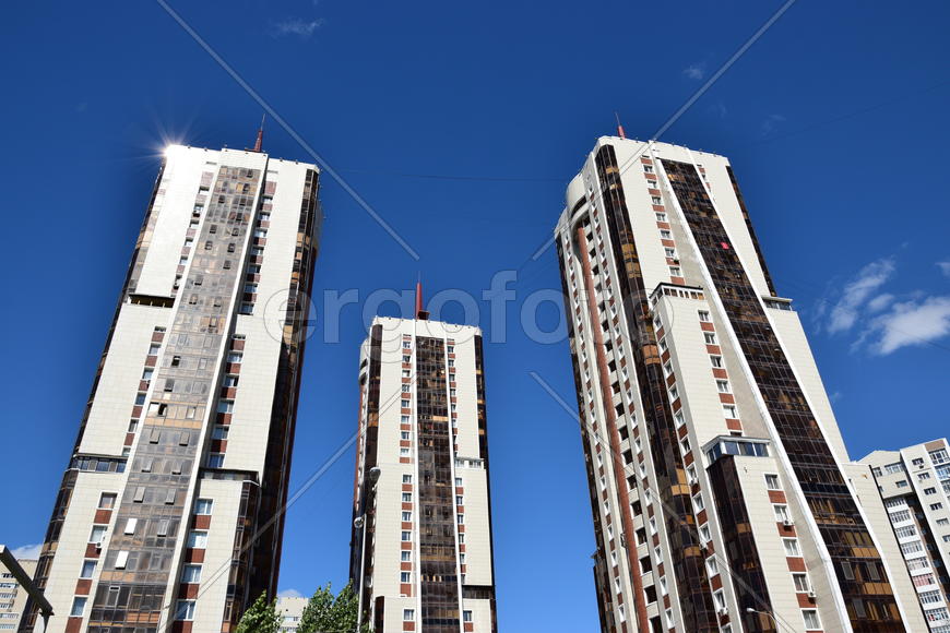 Астана - многоэтажные жилые дома. Архитектура Казахстана 