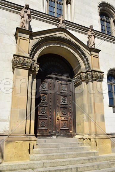 Германия. Мюнхен. Фасад старинного здания 