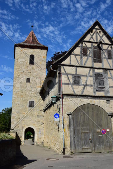 Германия - исторический город Ротенбург в Баварии