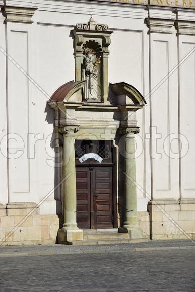 Германия - город Регенсбург. Фасад здания 