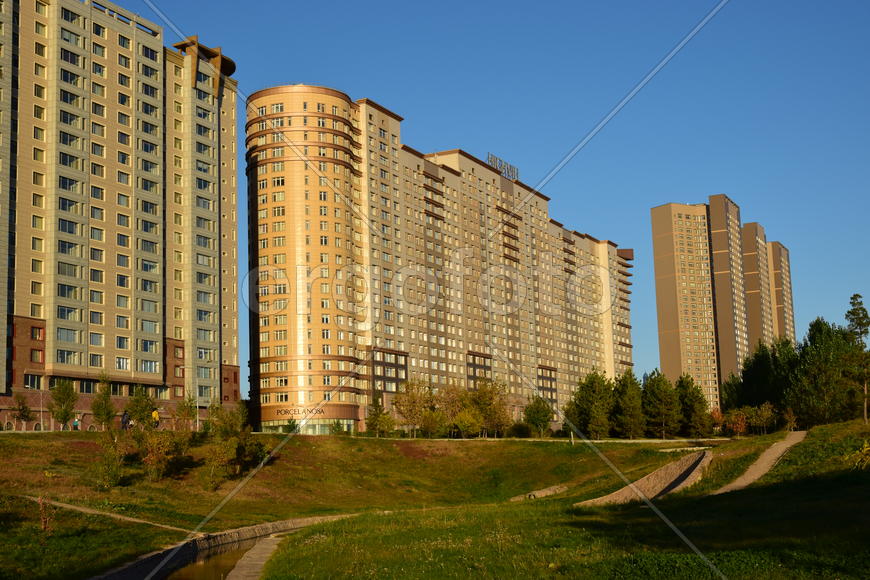 Астана. Городская архитектура. Современные высотные здания 