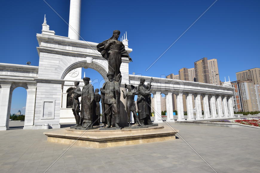 Астана - Площадь независимости. Казахстан