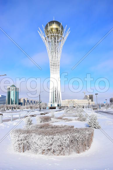 Башня "БАЙТЕРЕК" в Астане
