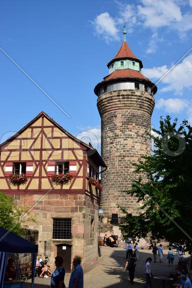 Германия - город Нюрнберг. Памятник архитектуры 
