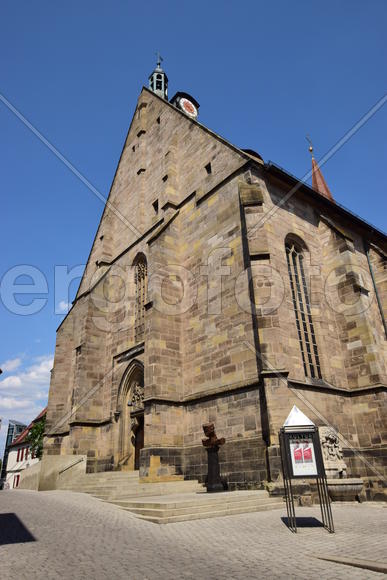 Германия - город Ансбах под Нюрнбергом. Памятник архитектуры 