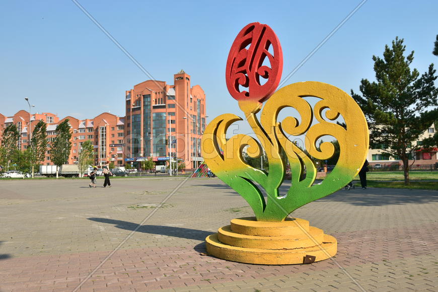 Астана. Уличная скульптура. Казахстан 