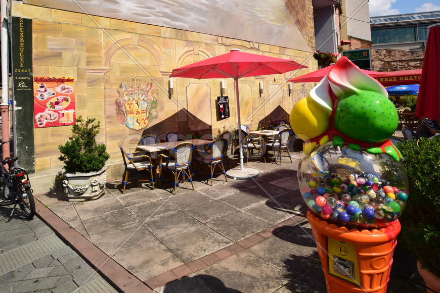 Германия - город Бамберг. Улицы города 