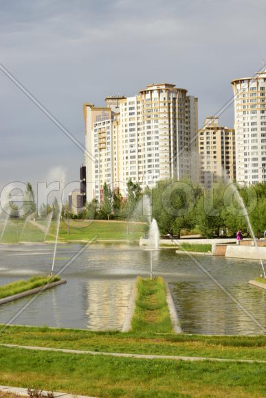 Астана. Городская архитектура. Современные высотные здания 