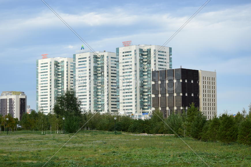 Астана. Городская архитектура. Современные высотные здания 