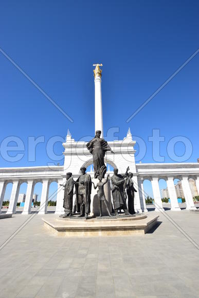 Астана - Площадь независимости. Казахстан