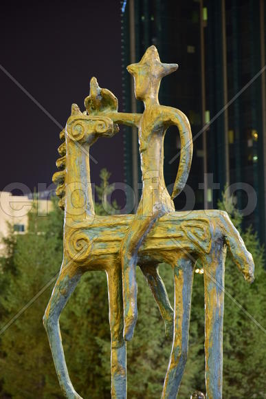 Уличная скульптура Астаны