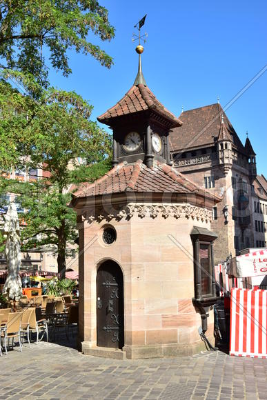 Германия - город Нюрнберг. Памятник архитектуры 