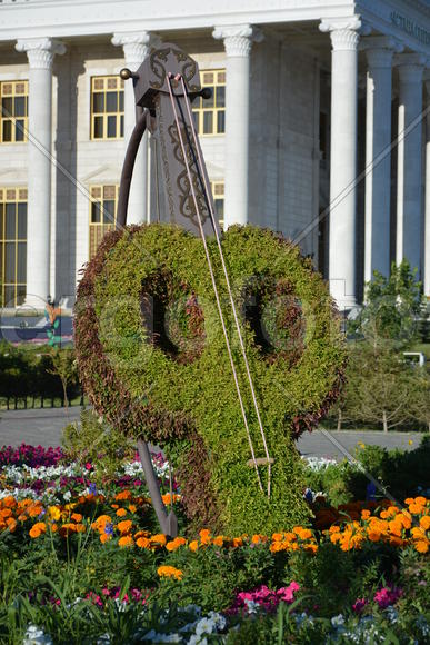 Астана - уличная скульптура. Достопримечательности Казахстана. 