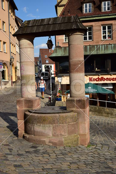 Германия - город Нюрнберг. Памятник архитектуры 