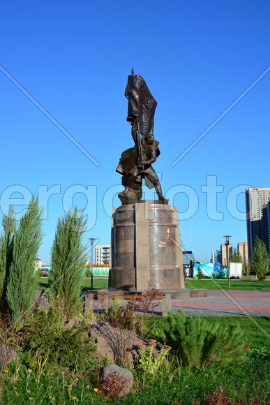 Астана - уличная скульптура. Достопримечательности Казахстана. 