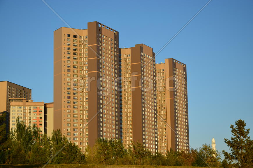 Астана. Городская архитектура. Современные высотные здания 