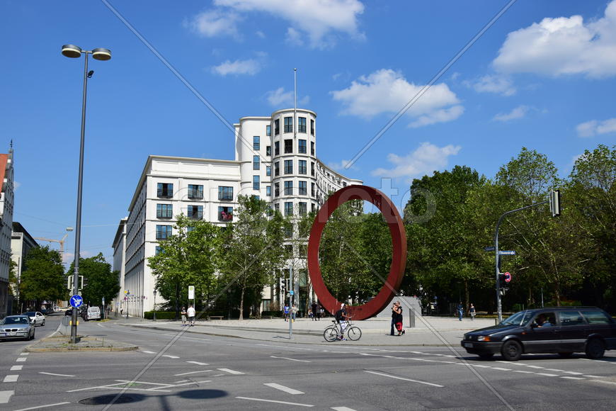 Германия. Мюнхен. Улицы города 