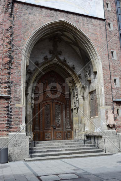 Германия. Мюнхен. Фасад старинного здания 