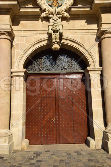 Германия - город Нюрнберг. Фасад исторического здания 