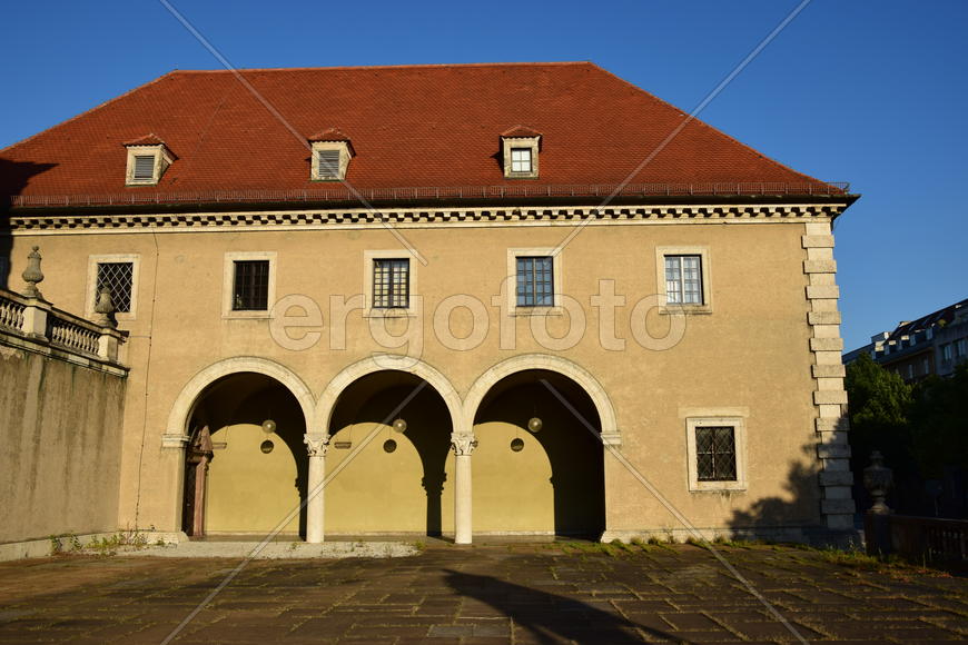 Германия. Мюнхен. Фасад старинного здания 
