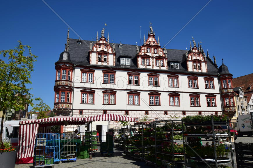 Германия, город Кобург -  памятник архитектуры 