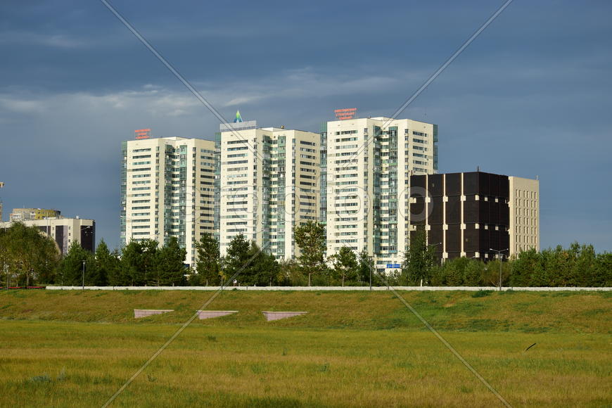 Астана. Городская архитектура. Современные высотные здания 